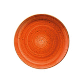 Bonna China Sienna dia.6.75"  Round Terracotta Porcelain Plate (Set of 4)